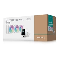 DeepCool Mystique 360 White ARGB LCD CPU Cooler - 360mm Radiator DeepCool Mystique 360 White ARGB LCD CPU Cooler - 360mm Radiator